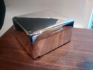 Hallmarked Solid Silver Box - London Assay 287 Grams