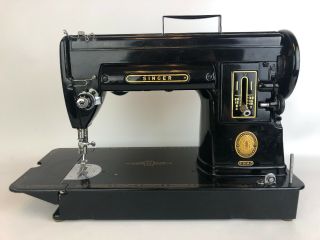 Vintage SINGER 301A SEWING MACHINE Black Gold Repair Parts 2