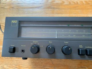 Vintage NAD 7020 Stereo Receiver Tuner Amplifier 3