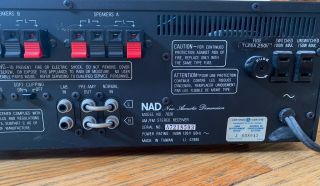Vintage NAD 7020 Stereo Receiver Tuner Amplifier 5