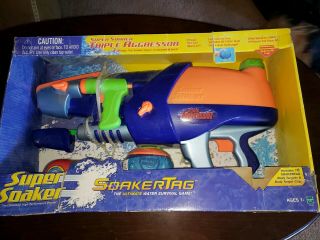 Rare Nib 2003 Vintage Hasbro Soaker Triple Aggressor Water Gun Larami