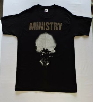 Ministry Mind Is A Terrible Thing To Taste Skull T - Shirt Size Xl Vintage 90s X - L