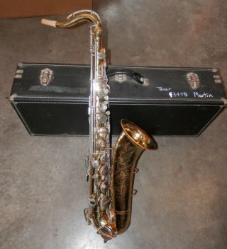 Vintage 1949 The Indiana By Martin Tenor Sax Saxophone