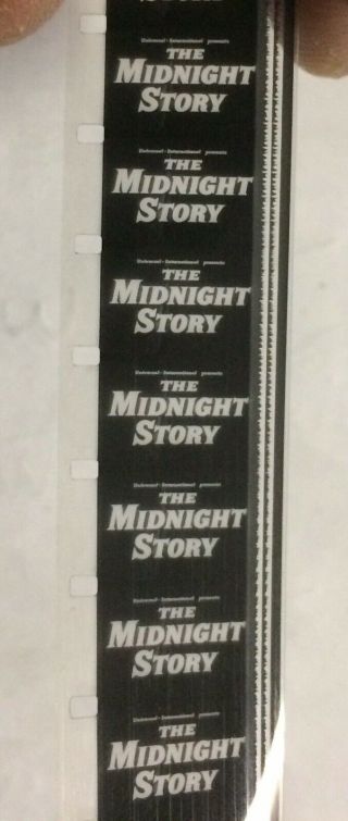 Vintage Movie 16mm The Midnight Story Feature 1957 Film Adventure Drama 6