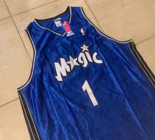 Vintage Nwt Reebok Nba Orlando Magic Tracy Mcgrady Basketball Jersey Size 60 90s