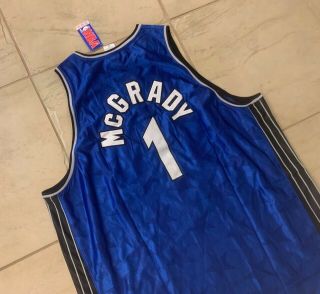 Vintage NWT Reebok NBA Orlando Magic Tracy McGrady Basketball Jersey size 60 90s 3