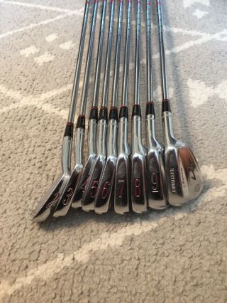 Vintage Ben Hogan Apex Iron Set 3 - Equalizer,  4 Stiff Flex