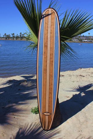 Vintage Wood Art Surfboard Bar Top Wall Decor Hawaiian Tiki Bar Decor