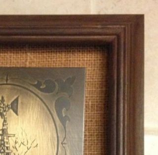 Windmill Etched in Metal by C M (Mike) Henderson,  Texas,  Signed,  Vintage,  Decor 5