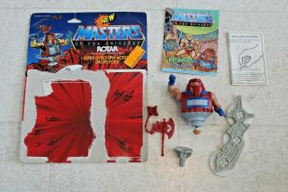 Vintage He Man - Rotar 100 Complete - Rare - Masters Of The Universe Motu Card