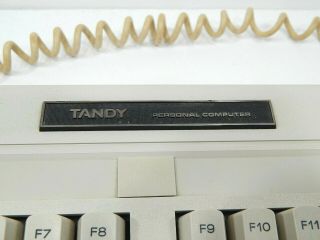 Vintage Tandy 1000 Personal Computer PC Keyboard,  Radio Shack,  4679 2