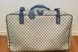 Gucci Suitcase Luggage Travel Bag Vintage 26.  5 " X 18 " X 10 "