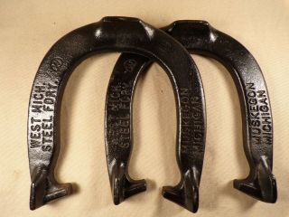Vintage West Michigan Foundry Pitching Horseshoes Muskegon Michigan Rare