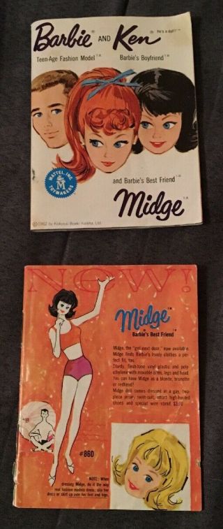 Vintage Midge Barbie’s Best Friend,  By Mattel - Brunette 2