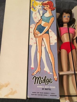 Vintage Midge Barbie’s Best Friend,  By Mattel - Brunette 5