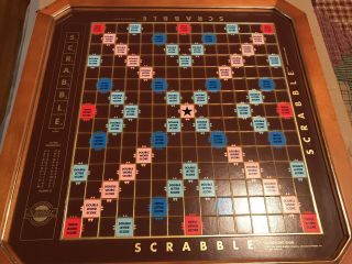 1990 Vintage Franklin “the Classic Collector Edition “ Scrabble Game