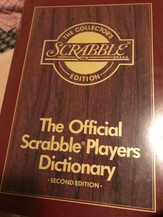 1990 VINTAGE FRANKLIN “THE CLASSIC COLLECTOR EDITION “ SCRABBLE GAME 5