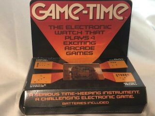 Still In Gce Game - Time Video Game Watch 1981 Game Time Rare
