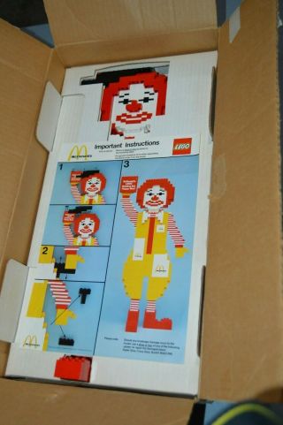 Vintage Ronald Mcdonald Lego Mcdonald 