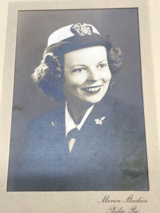 Wwii Us Navy Female Officer Wave Photo