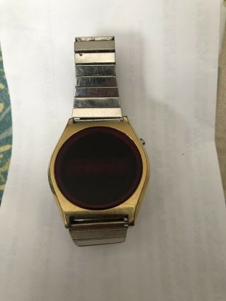 Vintage 1970s Gillette Model 315 Men ' s LED Watch 2