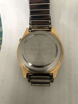 Vintage 1970s Gillette Model 315 Men ' s LED Watch 3