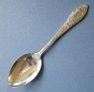 Vtg.  Sterling Silver Souvenir Spoon - Dells Of The Wisconsin River - Stand Rock