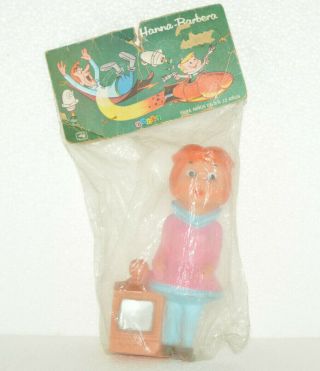 ULTRA RARE TOY MEXICAN SQUEEZE MEXICAN FIGURE JANE JETSON HANNA BARBERA 70 ' S 3