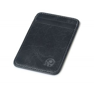 Slim Vintage Leather Wallet Front Pocket Credit Card Holder Sleeve Ca.