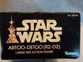 Vintage Star Wars ARTOO DETOO (R2D2) 1979 Large Size Action Figure,  71/2 in 6