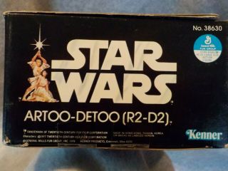 Vintage Star Wars ARTOO DETOO (R2D2) 1979 Large Size Action Figure,  71/2 in 7