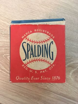 Vintage Spalding Official League Baseball - With Box