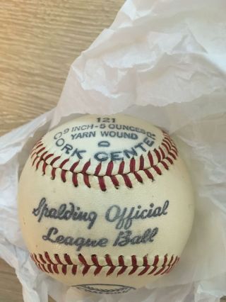 Vintage Spalding Official League Baseball - with Box 5