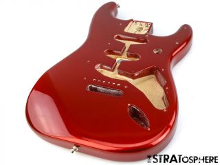 Fender Vintage 60s Stratocaster Strat BODY 1960s Reissue Parts Candy Apple Red 2