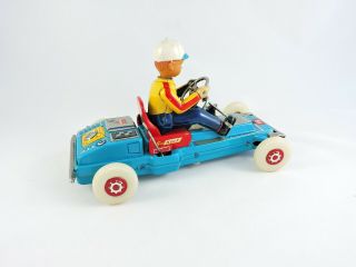 Lite - O - Wheel Go Kart T.  N.  Nomura battery powered operated tin toy vintage TN car 5