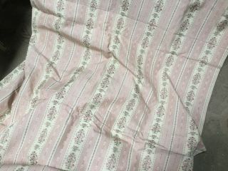 Vintage French Woven Silk & Cotton Fabric In 18th C Style S.  A.  S Textiles France