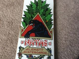 Natas Kaupas Rare Element Skateboard Skate Deck 2001 Nhs