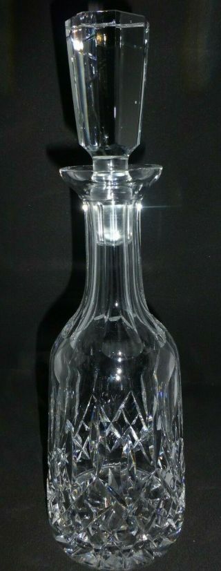 Waterford Lismore Vintage Crystal Wine Liquor Decanter