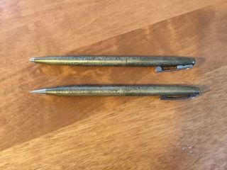 Vintage Sterling Silver Sheaffer Pen And Pencil Set
