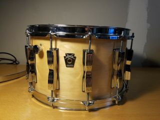 Ludwig Coliseum 14x8 Maple Snare Drum 12 Lug Vintage Complete 14 X 8