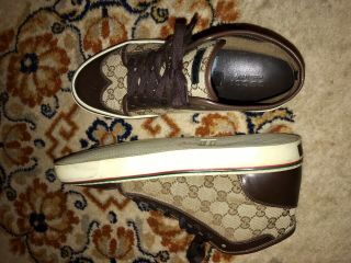 Gucci Sneakers High - top Vintage Size 41 - 42 (US 11.  1 - 11.  5) Leather 2