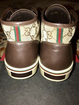 Gucci Sneakers High - top Vintage Size 41 - 42 (US 11.  1 - 11.  5) Leather 3
