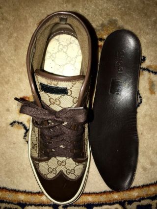 Gucci Sneakers High - top Vintage Size 41 - 42 (US 11.  1 - 11.  5) Leather 5