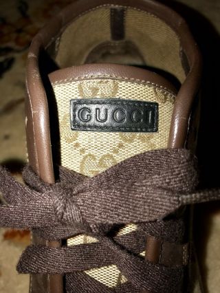 Gucci Sneakers High - top Vintage Size 41 - 42 (US 11.  1 - 11.  5) Leather 7
