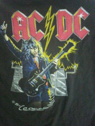 Ac/dc 1986 True Vintage Who Made Who Tour Shirt Mega Rare Not A Reprint
