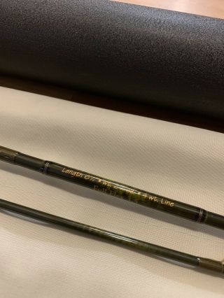 RARE Orvis Superfine Trout Bum Edition 6’6” 4wt 3 pc Fly Rod 8