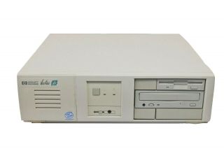 Vintage Hp Vectra Va 6/200dt Desktop 32mb Ram Intel Pentium Pro Windows 95