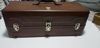 Vintage My Buddy Tackle Box Loaded With Vintage Lures Heddon,  Pflueger,  Wood Lures