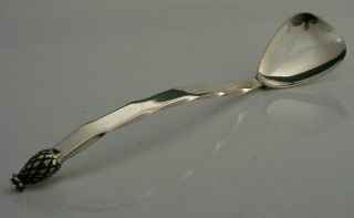 QULAITY HAND MADE SOLID SILVER SPOON ARTS & CRAFTS PINEAPPLE TOP CONTEMPORARY 2