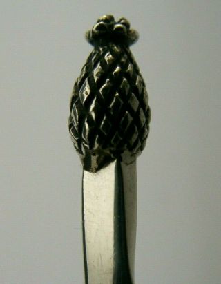 QULAITY HAND MADE SOLID SILVER SPOON ARTS & CRAFTS PINEAPPLE TOP CONTEMPORARY 3